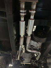 Load image into Gallery viewer, DUAL EXHAUST KIT FOR DEFENDER 110 WITH LS3 ENGINE - BOLT IN with DUAL TIPS
