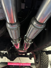 Load image into Gallery viewer, DUAL EXHAUST KIT FOR DEFENDER 110 WITH LS3 ENGINE - BOLT IN with DUAL TIPS
