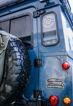 Load image into Gallery viewer, BILLET ALUMINUM REAR DOOR FULL HINGE SET IN BLACK - LAND ROVER DEFENDER
