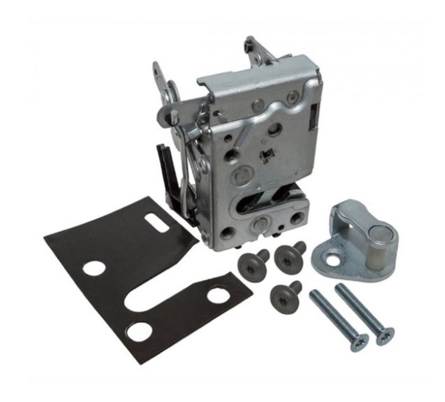 DEFENDER 90 FULL LATCH KIT SET FOR 2 FRONT DOORS - FITS ALL PUSH BUTTON HANDLED DEFENDER DOORS