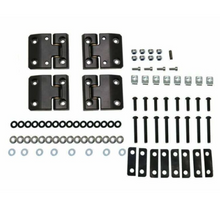 Load image into Gallery viewer, BLACK ALUMINUM BILLET DOOR HINGES FOR LAND ROVER DEFENDER 110 - SECOND ROW HINGES
