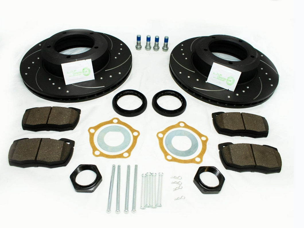 90,110,130 POWERspec Front VENTED Brake Kit (94-16)