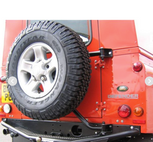 Load image into Gallery viewer, Rear Door Swing away Spare Wheel Carrier for Land Rover Defender
