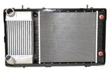 Load image into Gallery viewer, RADIATOR AND INTERCOOLER ASSEMBLY FOR DEFENDER 300TDI
