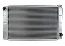 Load image into Gallery viewer, Radiator &amp; Dual Fan set up for Chevy 5.7 Engine installed in Land Rover Defender 90/110/130
