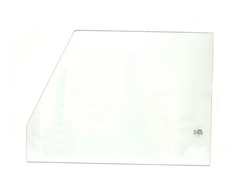 DEFENDER FRONT DOOR GLASS - RIGHT HAND CLEAR - FITS FROM 1A622424 ONWARDS