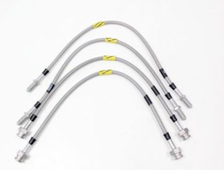 GOODRIDGE DISCOVERY 1 BRAKE HOSE KIT - STAINLESS & BRAIDED - PLUS 40MM - ABS FROM 1995 ONWARDS