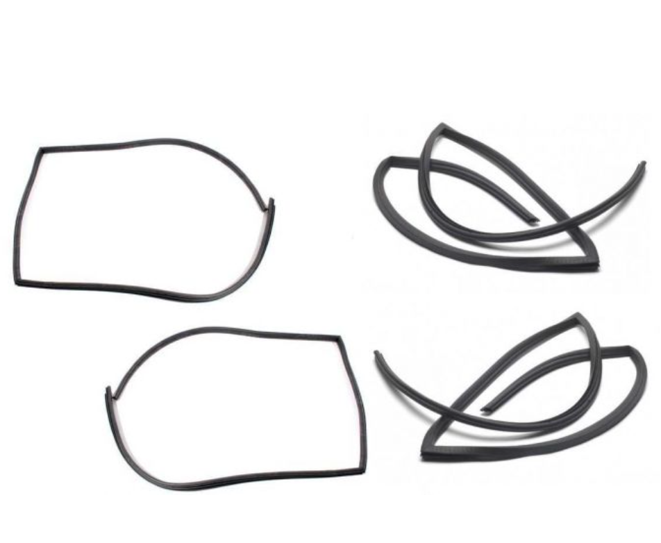 DEFENDER FRONT AND REAR SIDE DOOR SEAL KIT - RIGHT AND LEFT HAND SEALS - FITS FROM 1983 TO 2016 LAND ROVER DEFENDERS