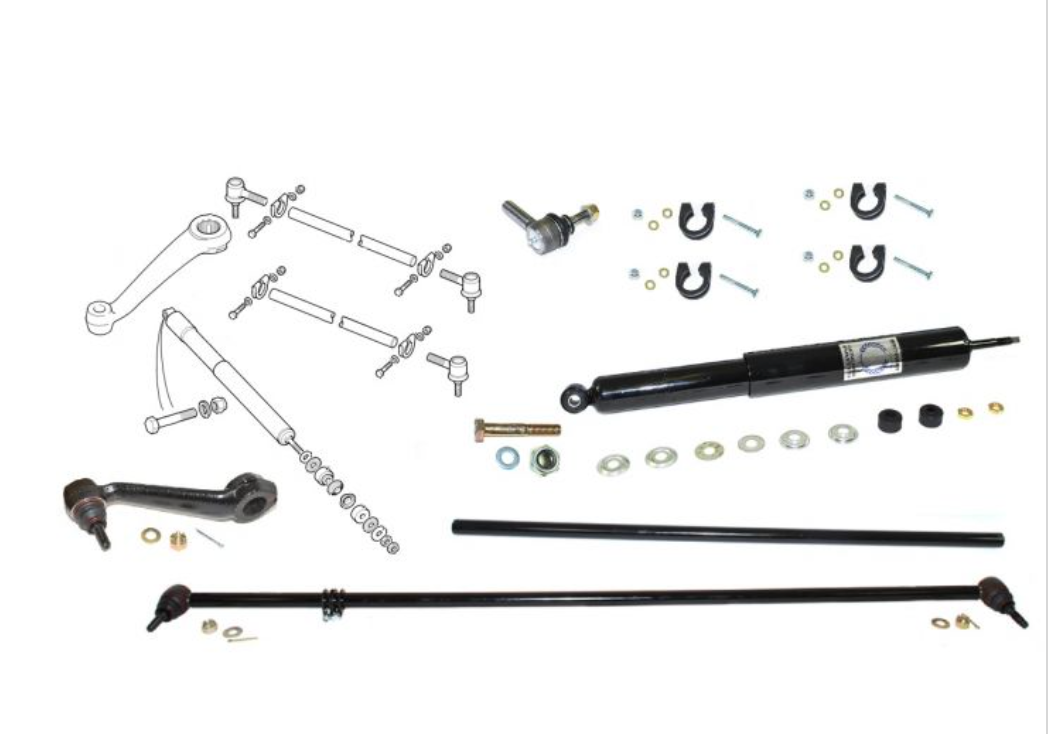 Right hand drive to Left hand drive suspension - steering change kit fits Land Rover  Defender