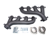 Load image into Gallery viewer, Land Rover Defender LS3 Black Ceramic Coated Exhaust Manifolds &amp; Gasket Kit

